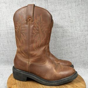 Herman Survivors Boots Men's Size 8 Fort Western Cowboy Leather